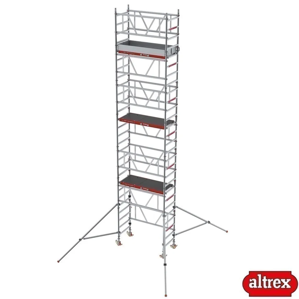 SerMini SPMT — Tek Kişilik Hızlı Kurulum Kule İskele - Alüminyum Mobil İskele Sistemleri (SPMT-8)