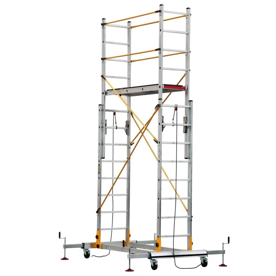 SerSafe SPS — İki Parçalı Alüminyum Mobil İskele teknik görünüm 2