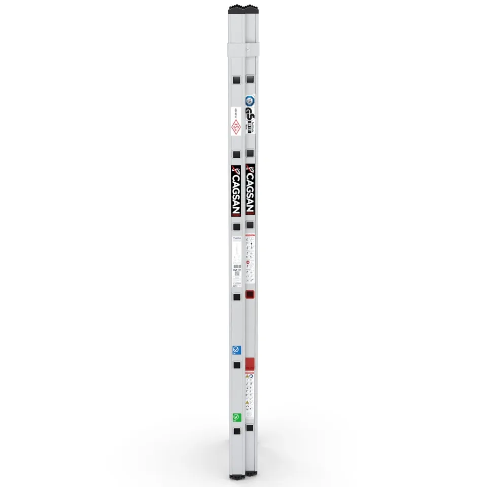 SerStep SP2 — Двураменна удължаваща се алуминиева стълба технически изглед 2