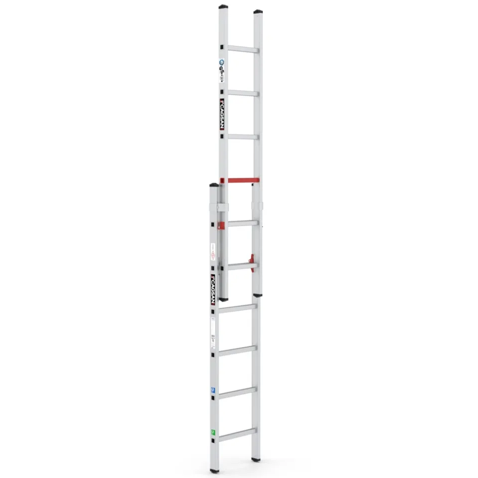 SerStep SP2 — Двураменна удължаваща се алуминиева стълба технически изглед 4