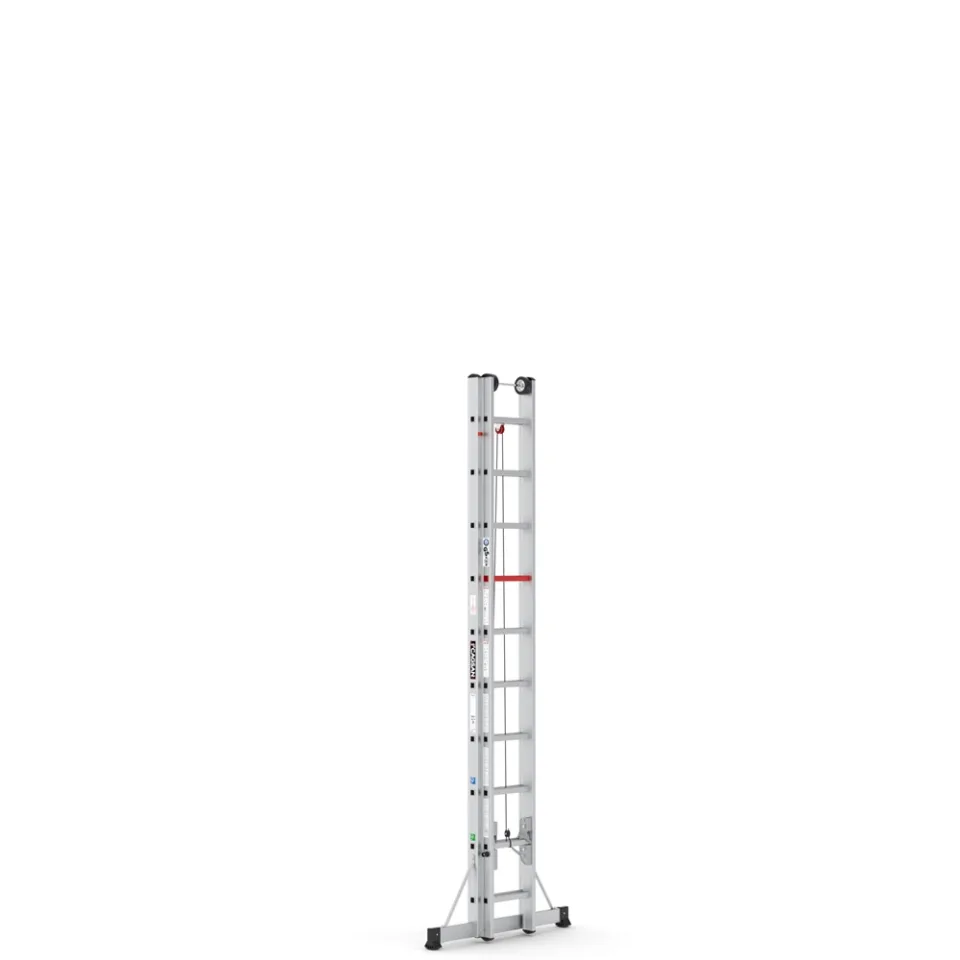 SerStep SP4 — İpli & Makaralı Sürgülü Merdiven teknik görünüm 3