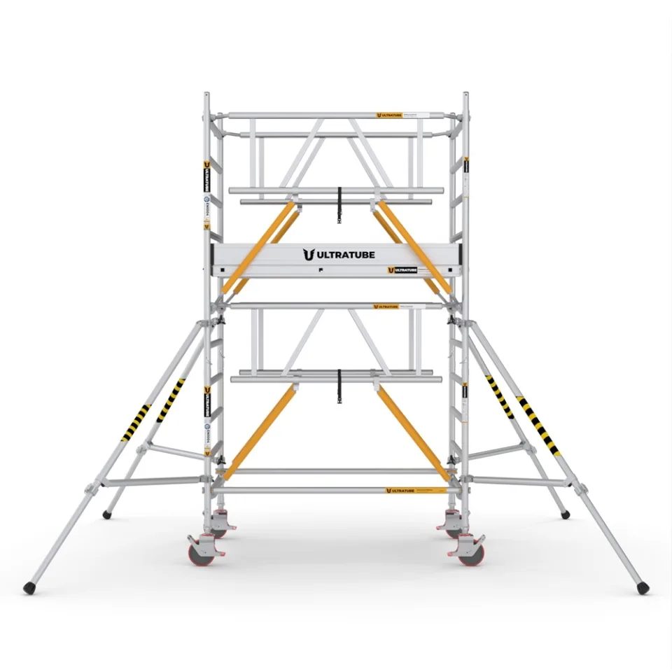 SerUltra SPUL-180SG — Ağır Hizmet Güvenlikli Kule İskele (135x180) teknik görünüm 2