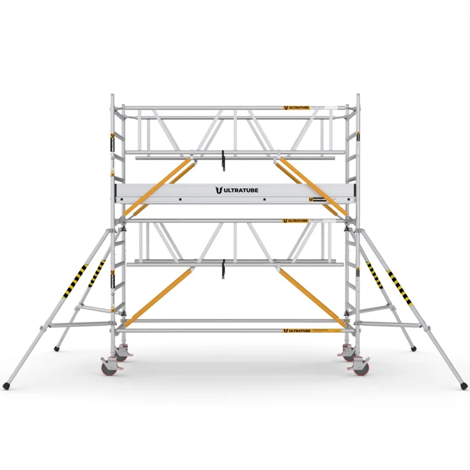 SerUltra SPUL-300SG — Ağır Hizmet Güvenlikli Kule İskele (135x300) teknik görünüm 2